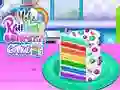 Игра Направете Лавандулов Конфети Торта онлайн