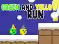 Игра Зелен и Жълт Бег онлайн Игра Зелен и Жълт Бег онлайн