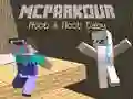 Игра MCParkour Нуб и Нуб Бебе онлайн Игра MCParkour Нуб и Нуб Бебе онлайн