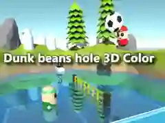 Игра Пускане на боб в 3D цветна дупка онлайн Игра Пускане на боб в 3D цветна дупка онлайн