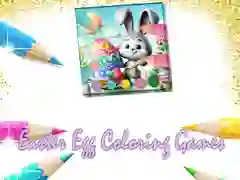Игра Игри за оцветяване на великденски яйца онлайн