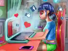 Игра Моден блог на точковата момиче онлайн