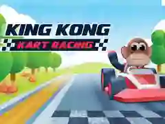 Игра Картинг състезания с Кинг Конг онлайн Игра Картинг състезания с Кинг Конг онлайн
