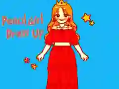 Игра Облечи Момичето С Молив онлайн