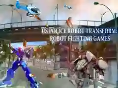 Игра Робот на полицията на САЩ: Трансформация - Игри за битки с роботи онлайн