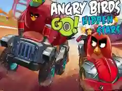 Игра Angry Birds Go! Скритите звезди онлайн