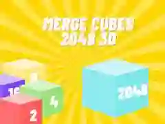 Игра Слей Кубовете 2048 3D онлайн