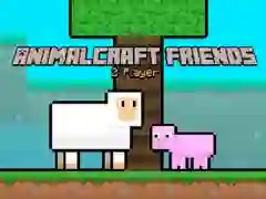 Игра AnimalCraft Приятели 2 играчи онлайн Игра AnimalCraft Приятели 2 играчи онлайн