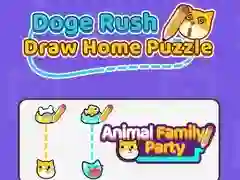 Игра Doge Rush: Н рисувай Пъзела на дома онлайн Игра Doge Rush: Н рисувай Пъзела на дома онлайн