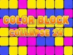 Игра Цветни Блокове Колапс 24 онлайн Игра Цветни Блокове Колапс 24 онлайн