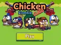 Игра Пиле Зомби Сблъсък онлайн Игра Пиле Зомби Сблъсък онлайн