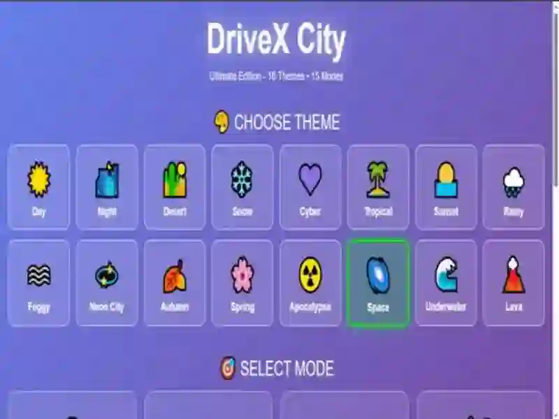 Игра City Drive X онлайн