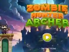 Игра Ловец на зомбита Стрелец онлайн