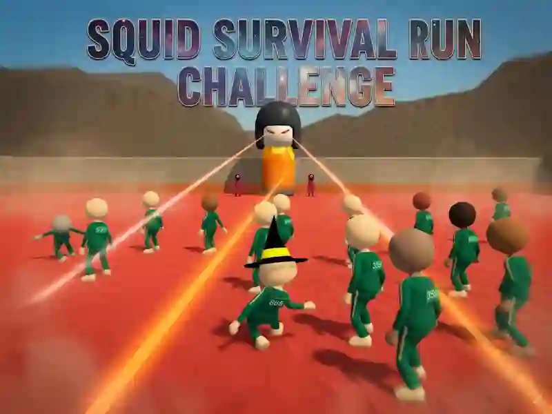 Игра Squid Game Race Survival Test онлайн