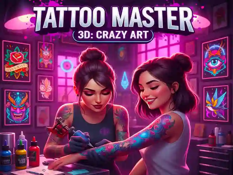 Игра Tattoo Master 3D: Crazy Art онлайн