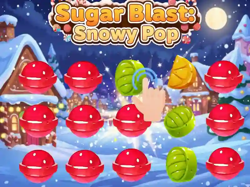 Игра Sugar Burst: Snow Pop онлайн