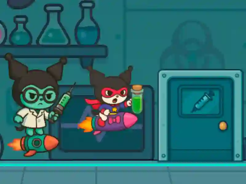 Игра Черна котка: Бягство от лаборатория онлайн