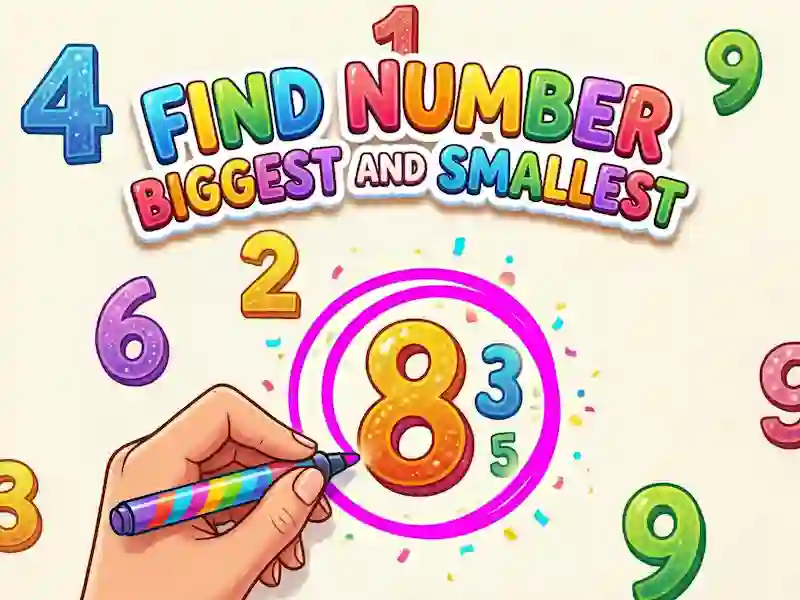 Игра Find Number Biggest and Smallest онлайн
