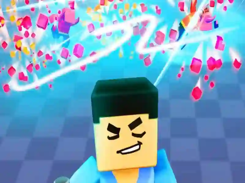 Игра 3D блок гладиатор: грабна меч с меч онлайн