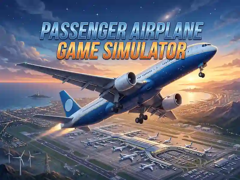 Игра Passenger Airplane Game Simulator онлайн