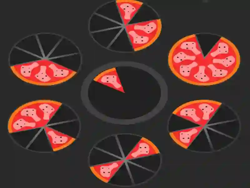 Игра Сладки парчета от топката онлайн Игра Сладки парчета от топката онлайн