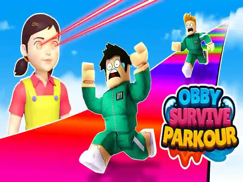 Игра OBBI PARKUR за оцеляване онлайн