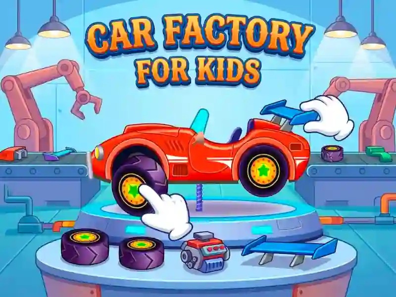 Игра Car Factory For Kids онлайн