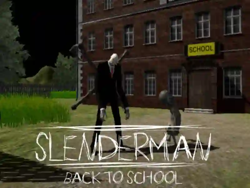 Игра Slenderman: Обратно в училище онлайн