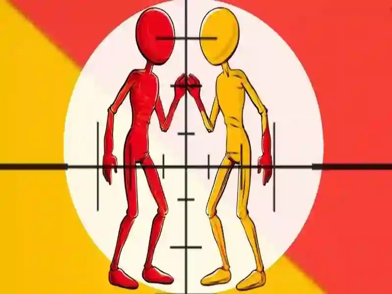 Игра Stykman: Цветна война онлайн