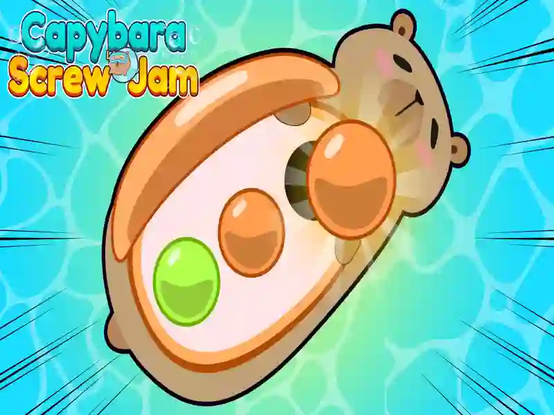 Игра Kapibara: Замърсяване с винтове онлайн Игра Kapibara: Замърсяване с винтове онлайн