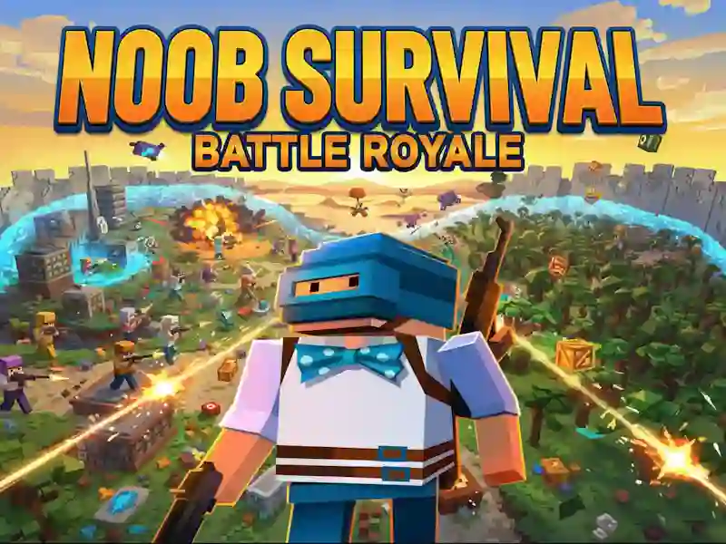 Игра Noob Survival: Battle Royale онлайн