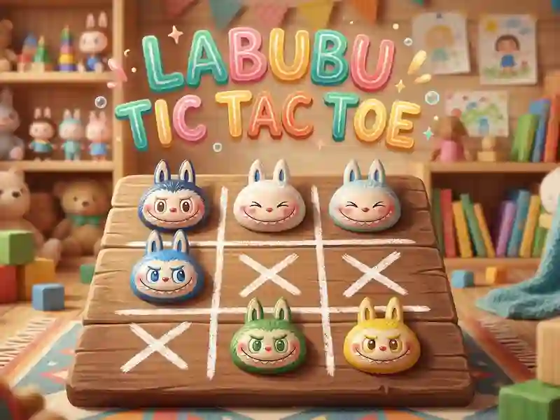 Игра Labubu Tic Tac Toe онлайн