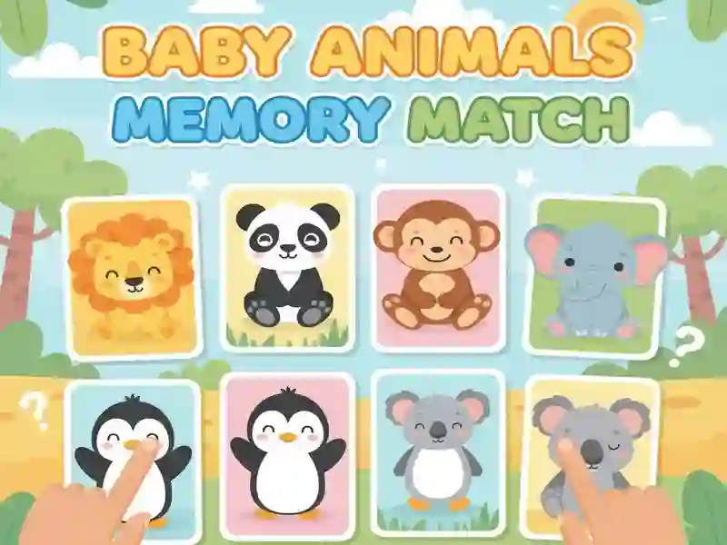 Игра Baby Animals: Memory Match онлайн Игра Baby Animals: Memory Match онлайн
