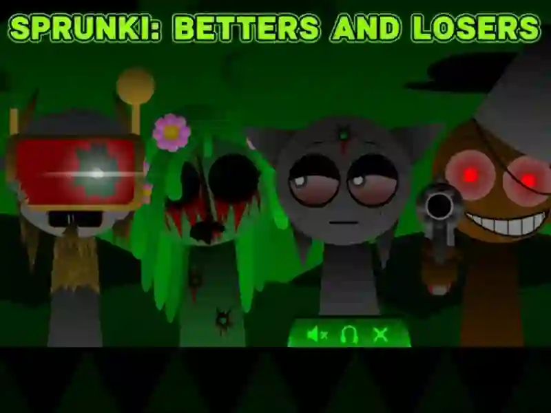 Игра Sprunki: Залози и загуби онлайн