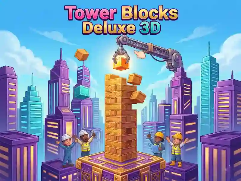 Игра Tower Blocks Deluxe 3D онлайн