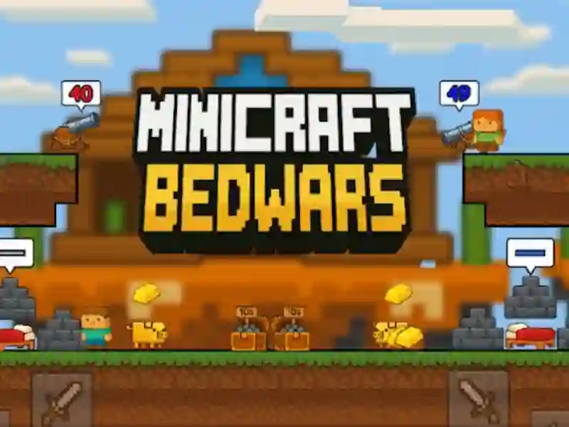 Игра Minecraft Bed Wars онлайн
