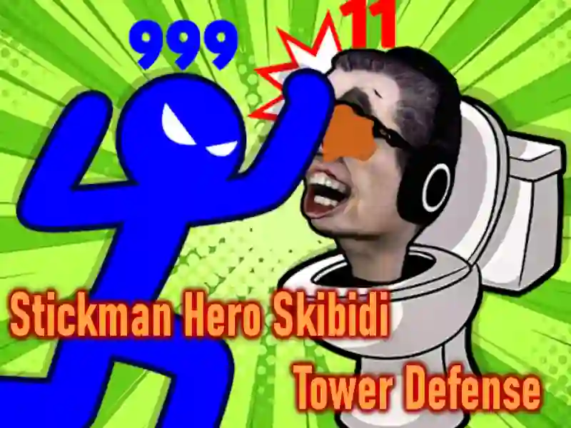 Игра Стейкман герой срещу Skibidi Tower of Protection онлайн
