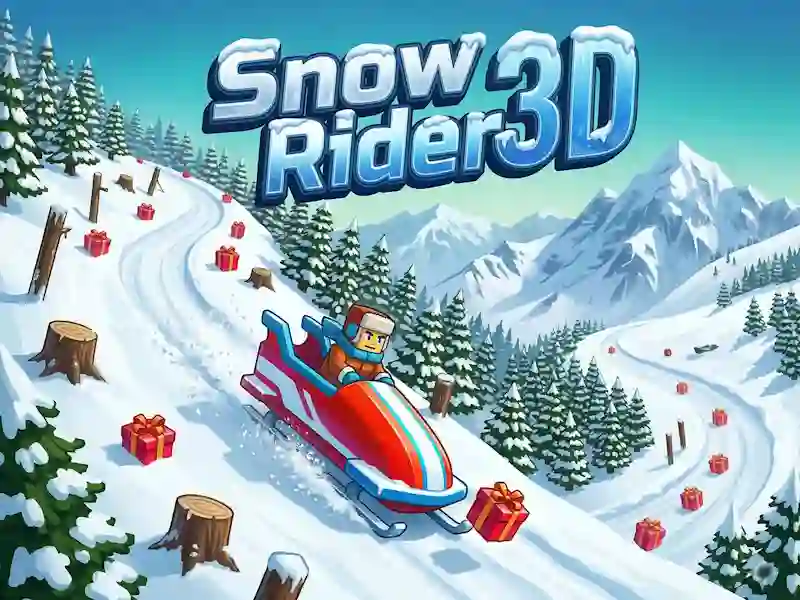 Игра Снежен състезател 3D онлайн
