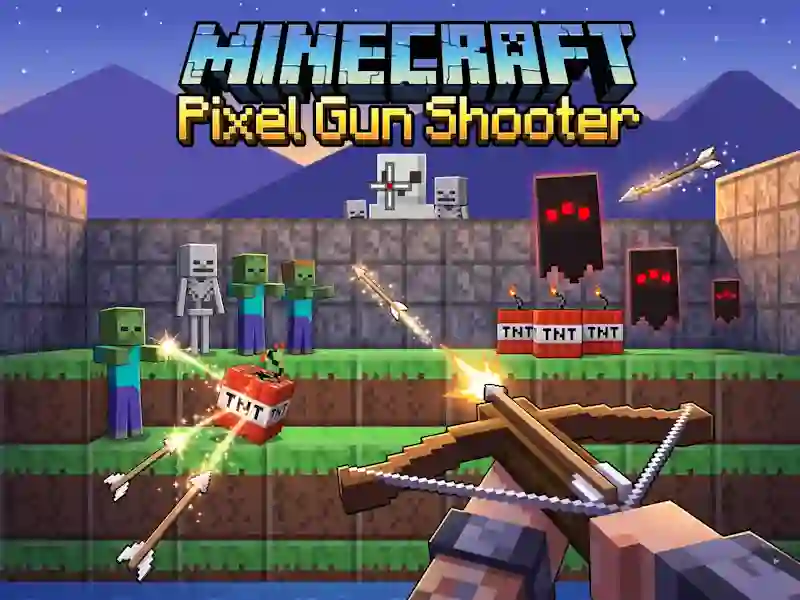 Игра Minecraft Pixel Gun Shooter онлайн