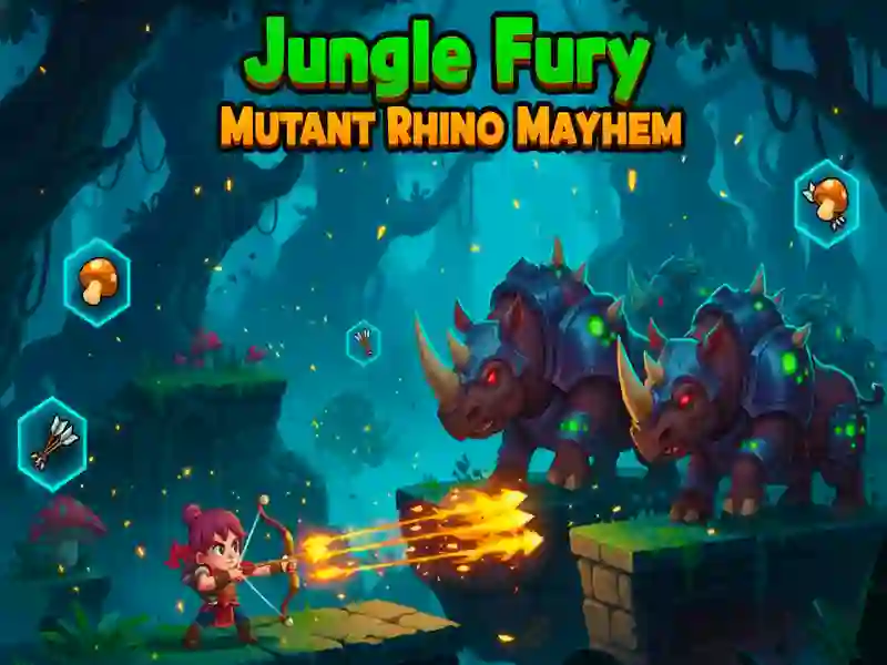Игра Jungle Fury: Mutant Rhino Chaos онлайн Игра Jungle Fury: Mutant Rhino Chaos онлайн