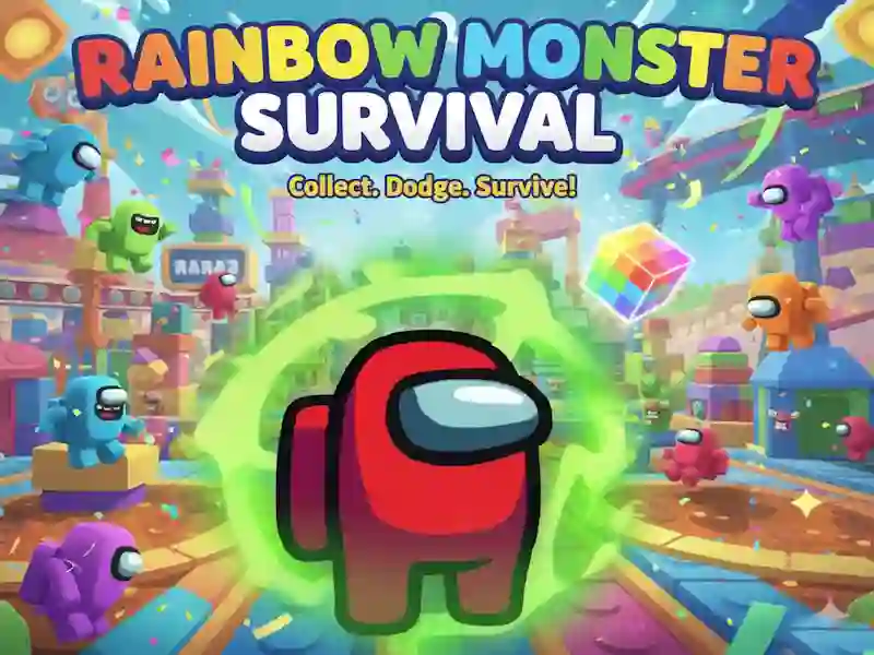 Игра Оцеляване с Rainbow Monster онлайн