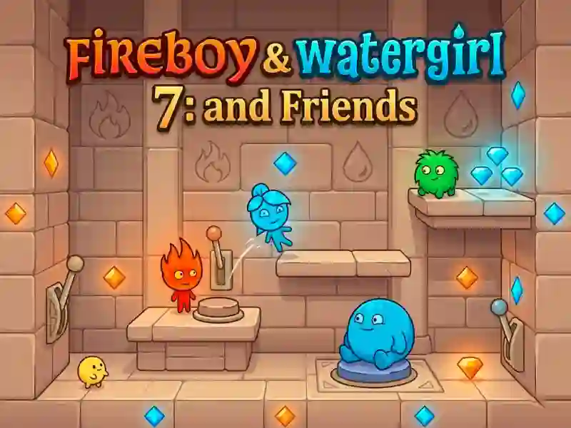 Игра Fireboy & Watergirl 7: and Friends онлайн