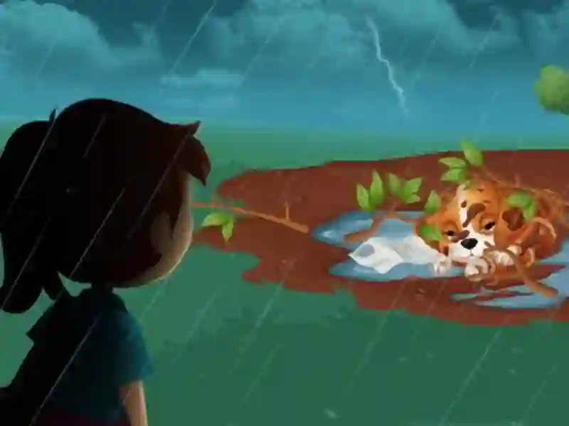 Игра Спасение на изгубеното кученце онлайн