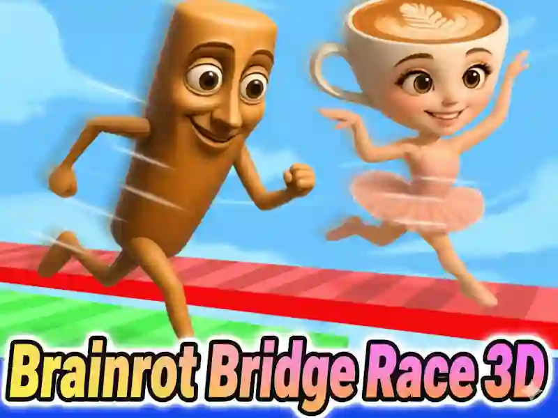 Игра Italian Brainrot: Bridge Race 3D онлайн