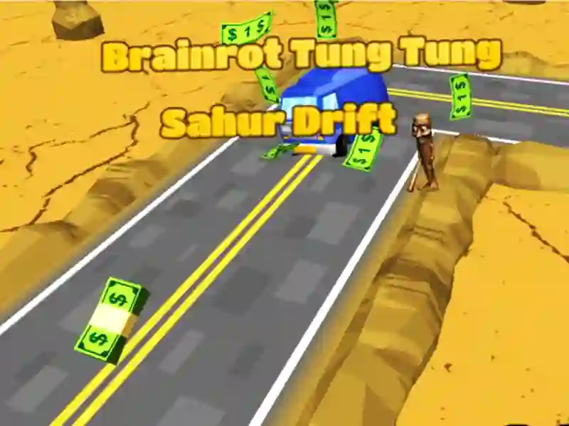 Игра Brainrrot Tung Tung Sahur Drift онлайн