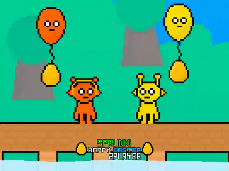 Игра Честит Великден Sprunks 2 играчи онлайн Игра Честит Великден Sprunks 2 играчи онлайн