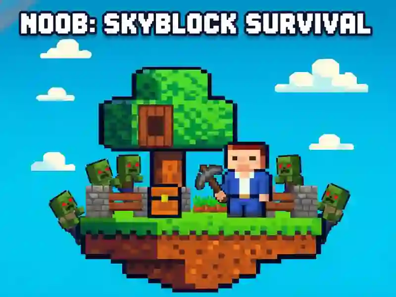 Игра Noob: Skyblock Survival онлайн