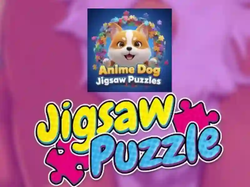 Игра Пъзел: Аниме куче онлайн Игра Пъзел: Аниме куче онлайн