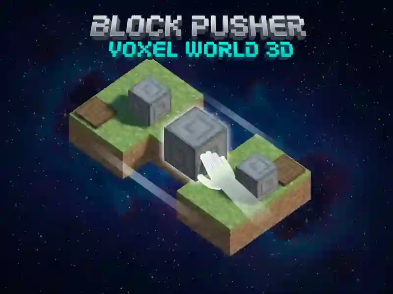 Игра Натиснете блока: Voxel World 3D онлайн