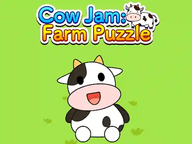 Игра Cow Jam Farm puzzle онлайн